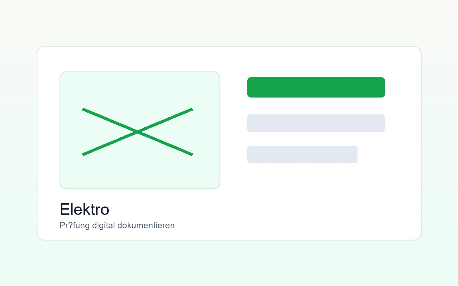 Elektrotechniker dokumentiert eine Prüfung an einem Schaltschrank mit Fieldo.