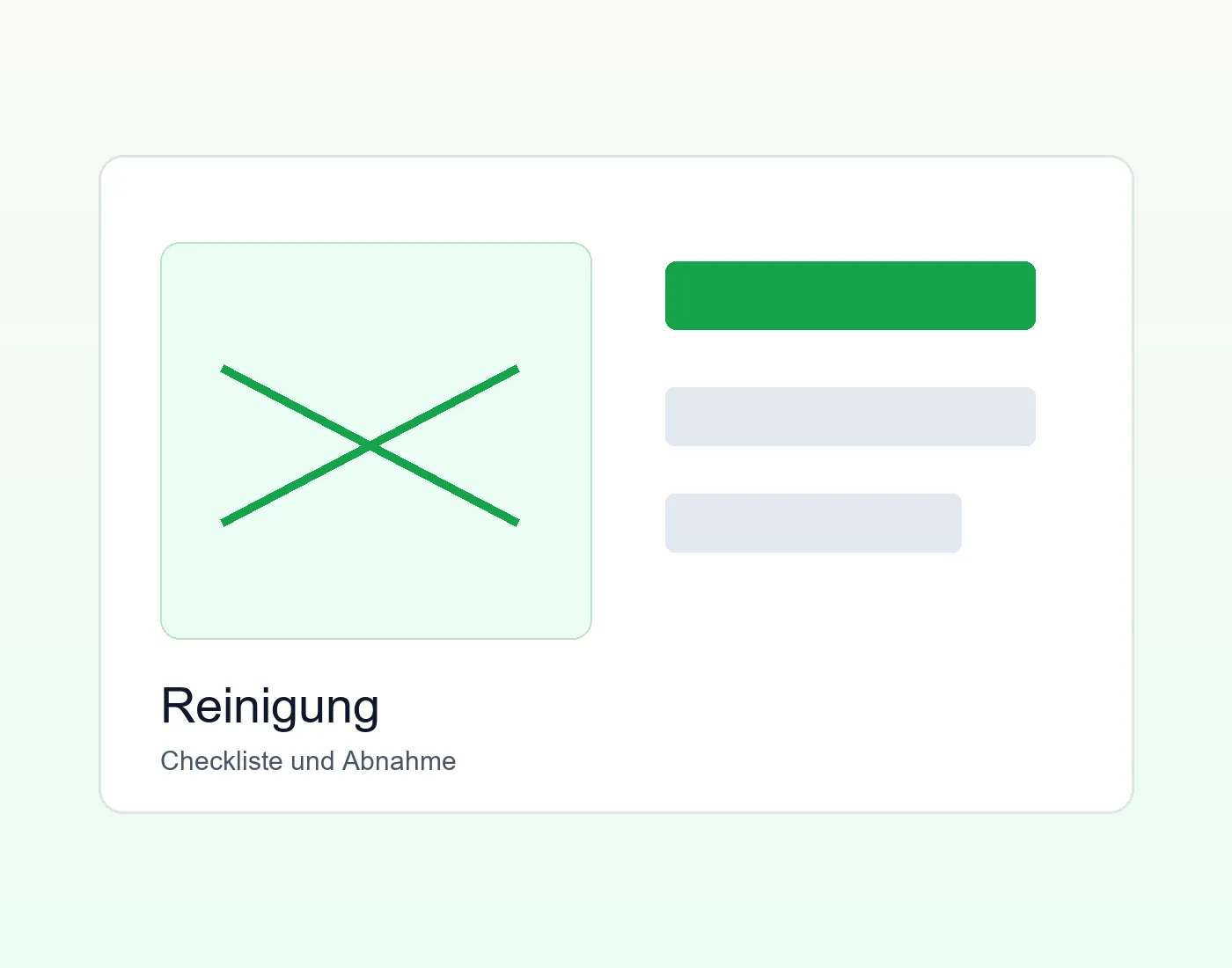 Digitaler Reinigungsbericht mit Objektcheckliste, Fotos und Unterschrift.